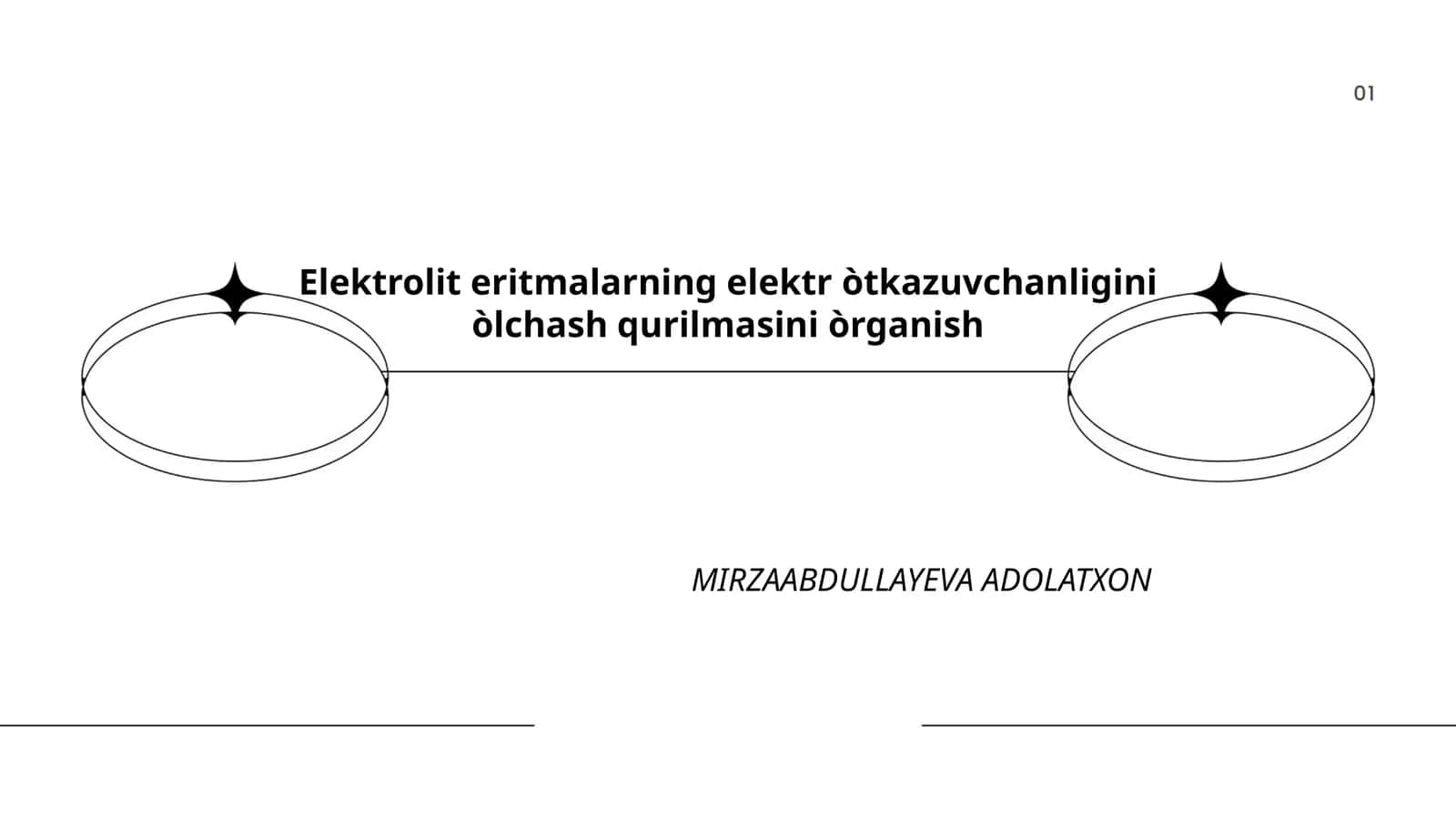 Elektrolit eritmalarning elektr òtkazuvchanligini òlchash qurilmasini òrganish