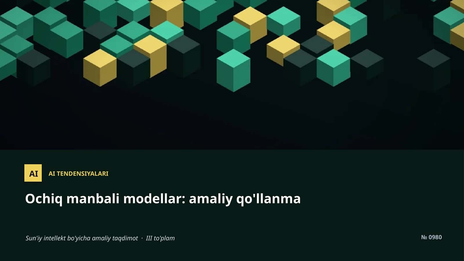 AI TENDENSIYALARI