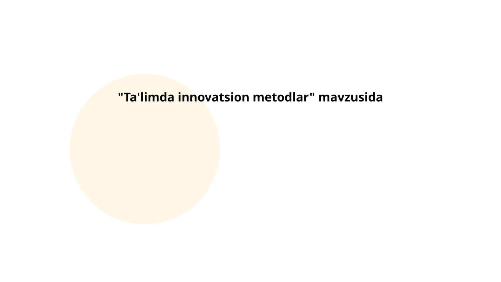 Ta'limda raqamli texnologiyalarning roli