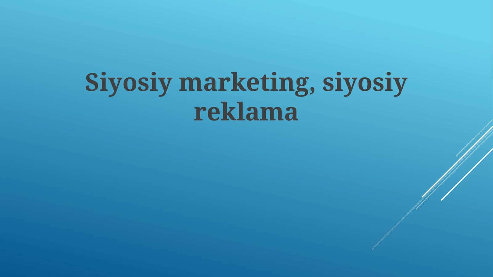 Siyosiy marketing