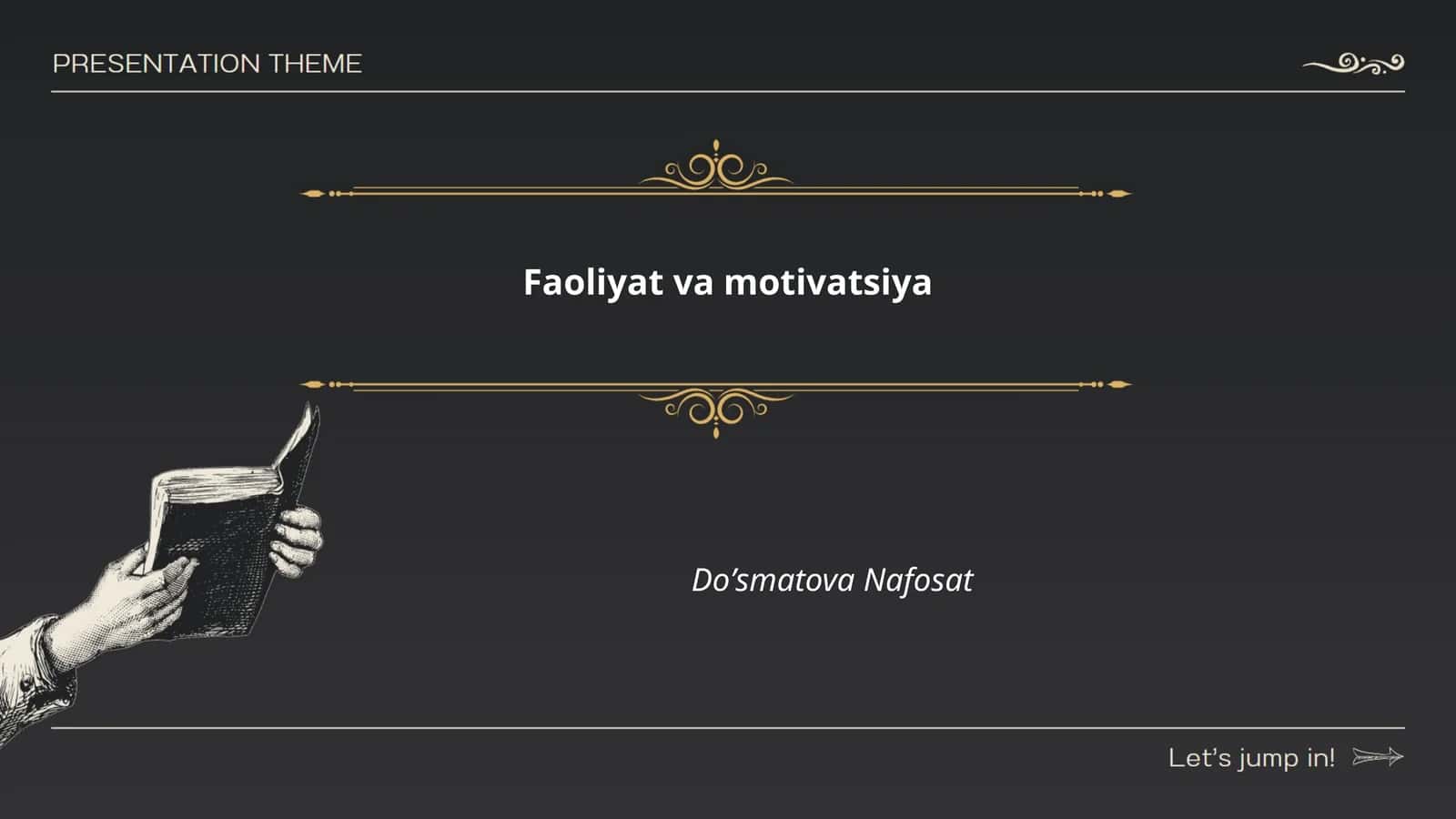 Motivatsiyaning Psixologik Asoslari