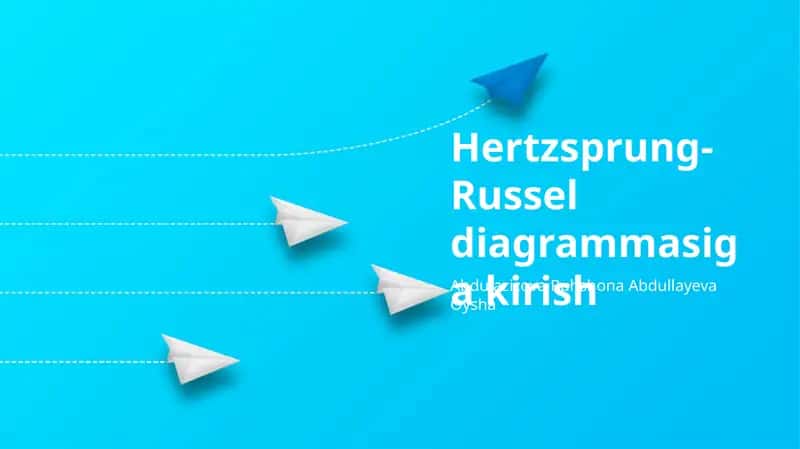 Gershprung-Rassel diagrammasiga kirish