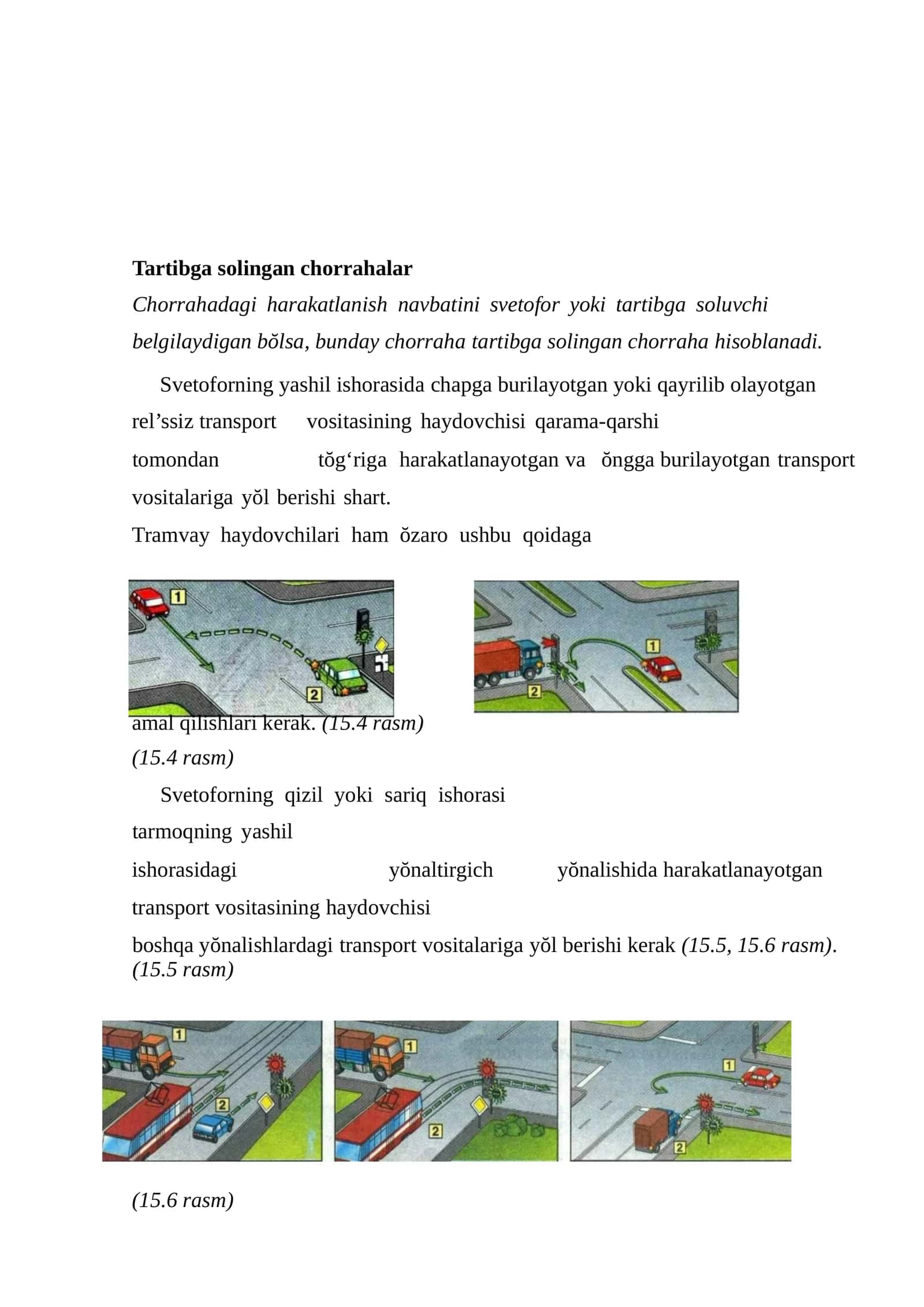 Tartibga solingan chorrahalar