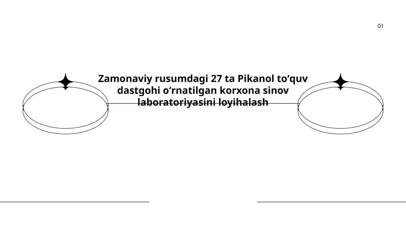 Zamonaviy rusumdagi 27 ta Pikanol toʻquv dastgohi oʻrnatilgan korxona sinov laboratoriyasini loyihalash