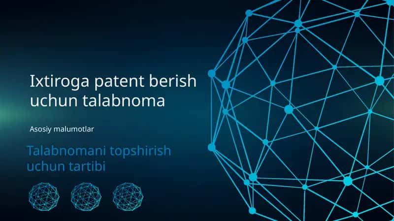 Ixtiroga patenti berish uchun talabnoma