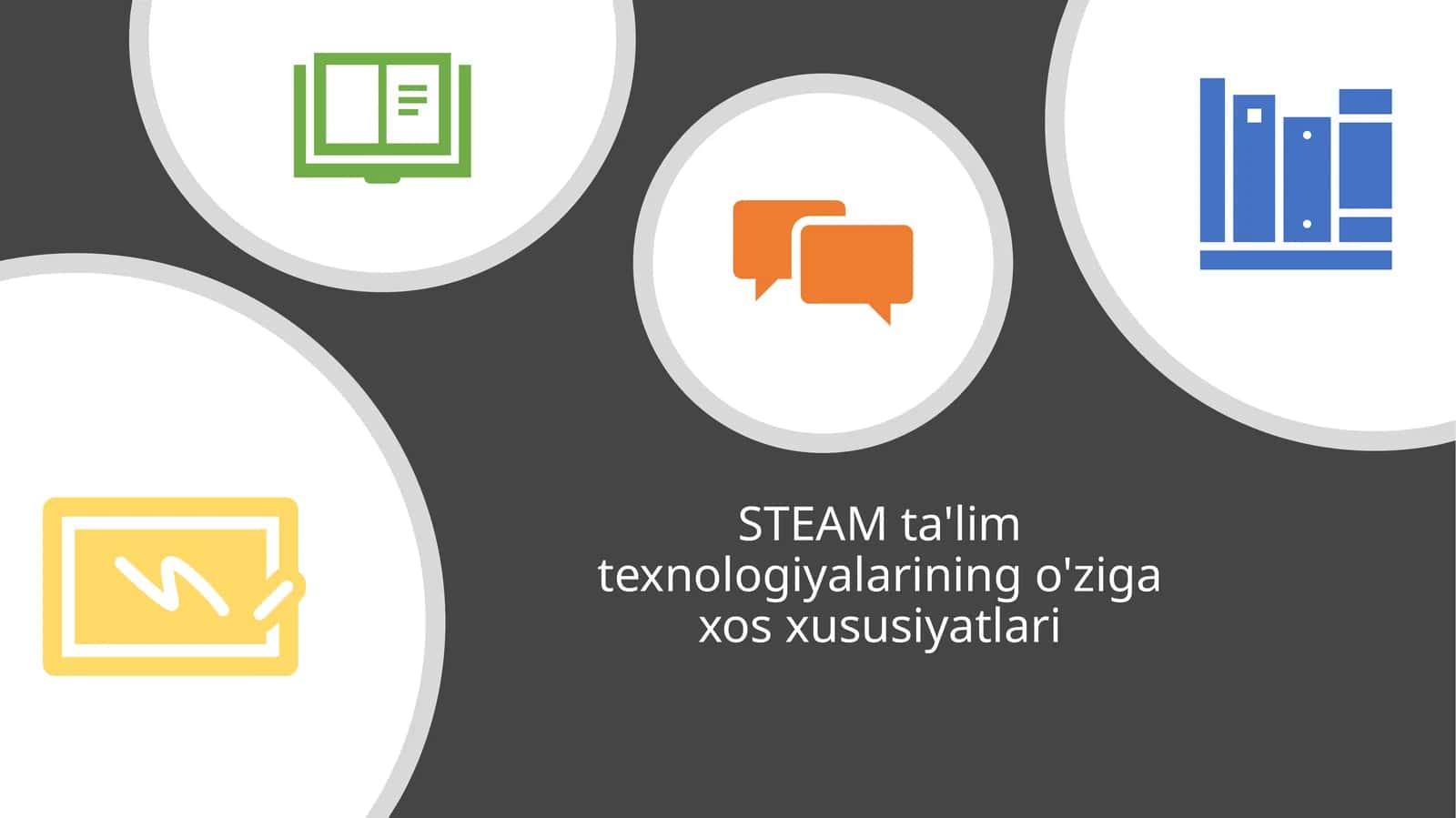 STEAM ta'lim texnologiyalarining o'ziga xos xususiyatlari
