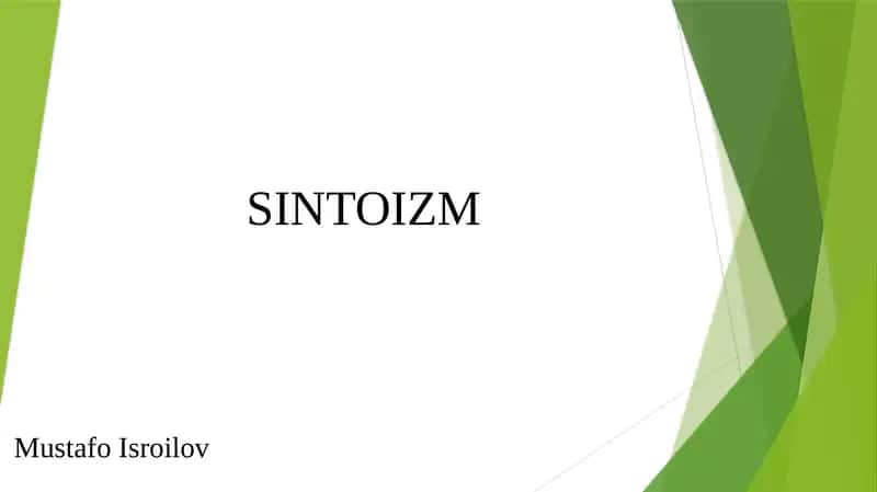 SINTOIZM