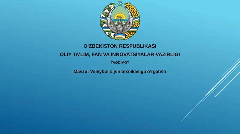 Voleyboloʻyintexnikasigaoʻrgatish