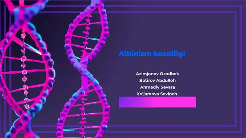 Albinizm kasalligi