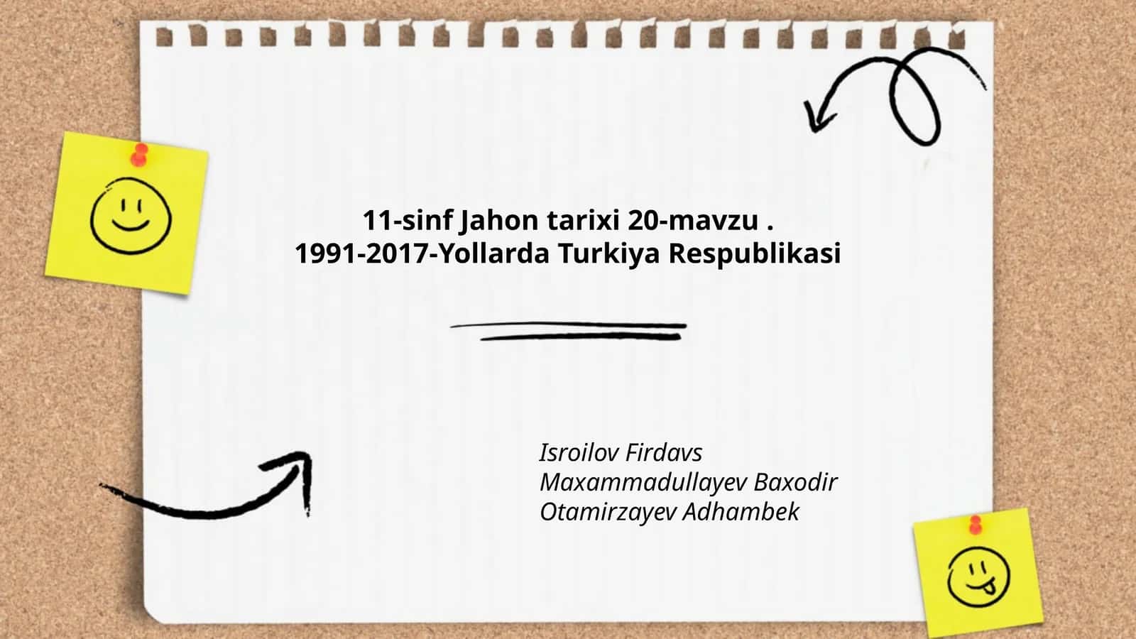 11-sinf Jahon tarixi 20-mavzu