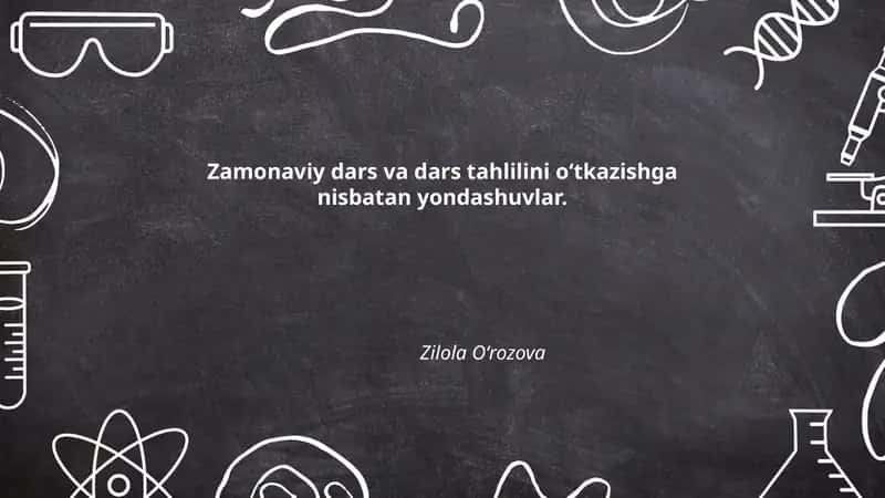 Kompetensiyaga yo‘naltirilgan dars tashkil etish yondashuvi