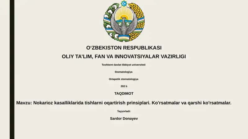 Ortapetik stomatologiya