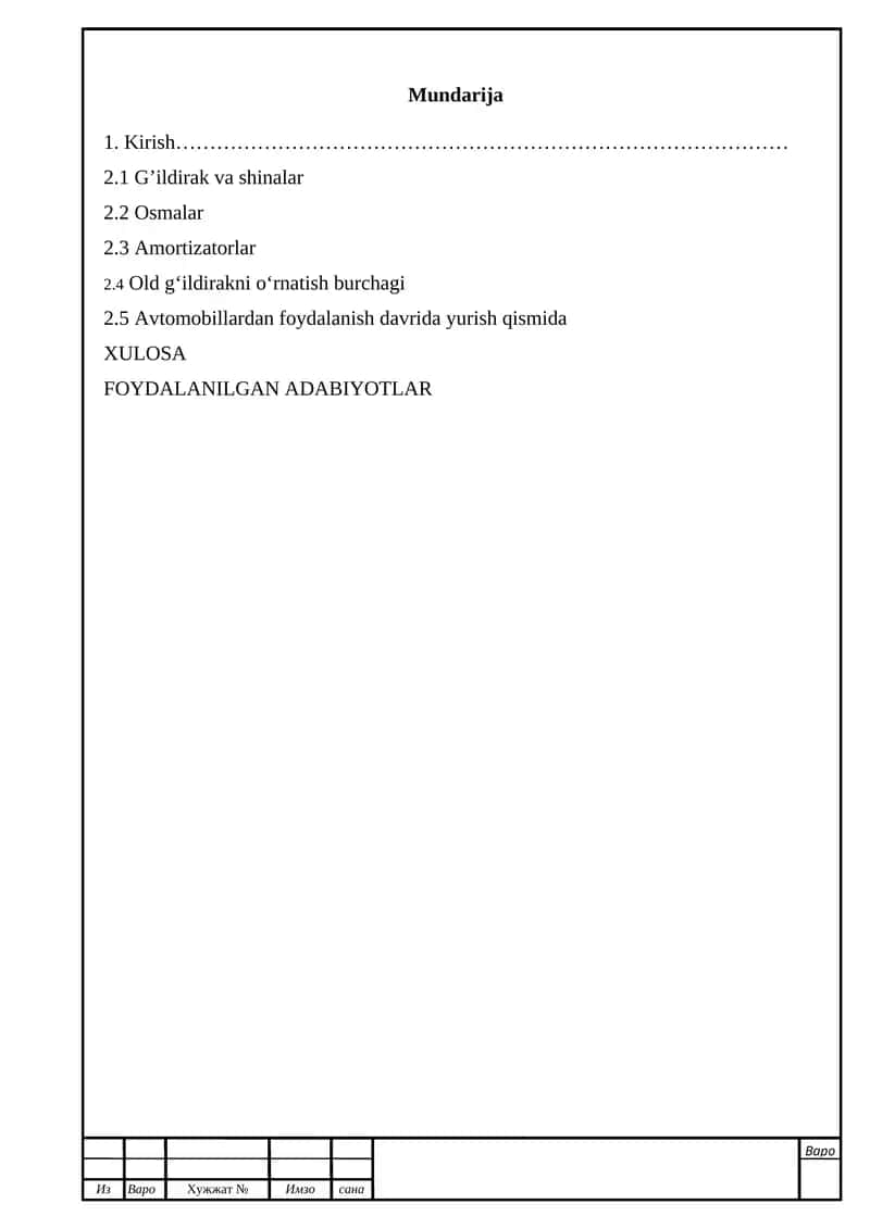 "UzDAEWOO" avtomobillari