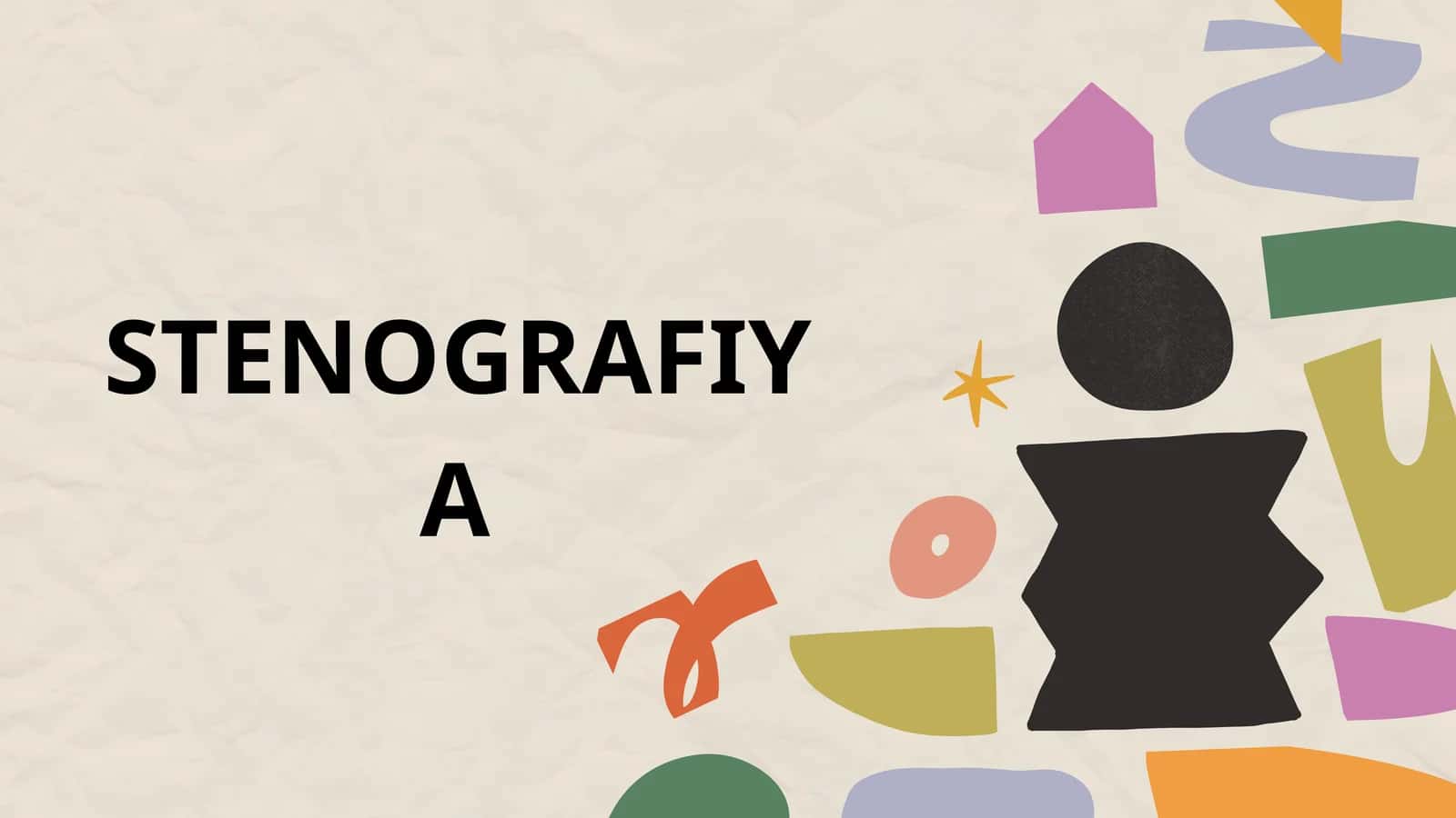 Stenografiya