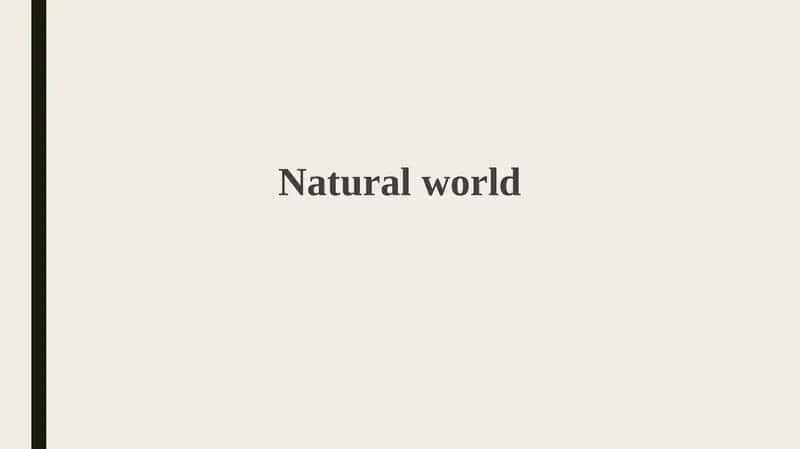 Our Dynamic Planet: Ecosystems, Climate, and Geological Forces