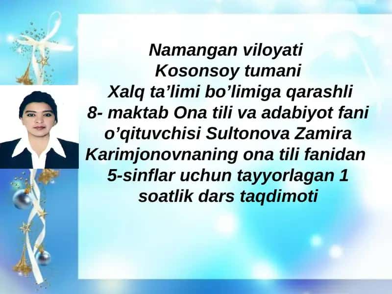 Undosh tovushlar yuzasidan o’tilganlarni takrorlash