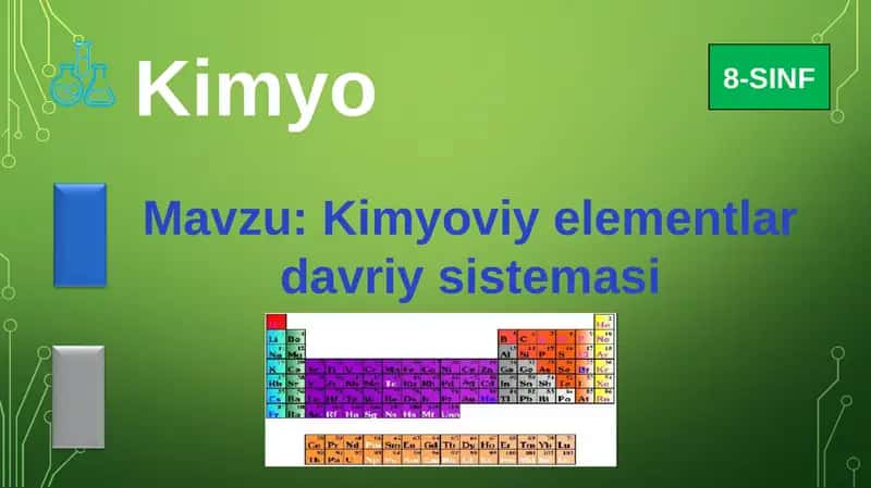Kimyoviy elementlar davriy sistemasi