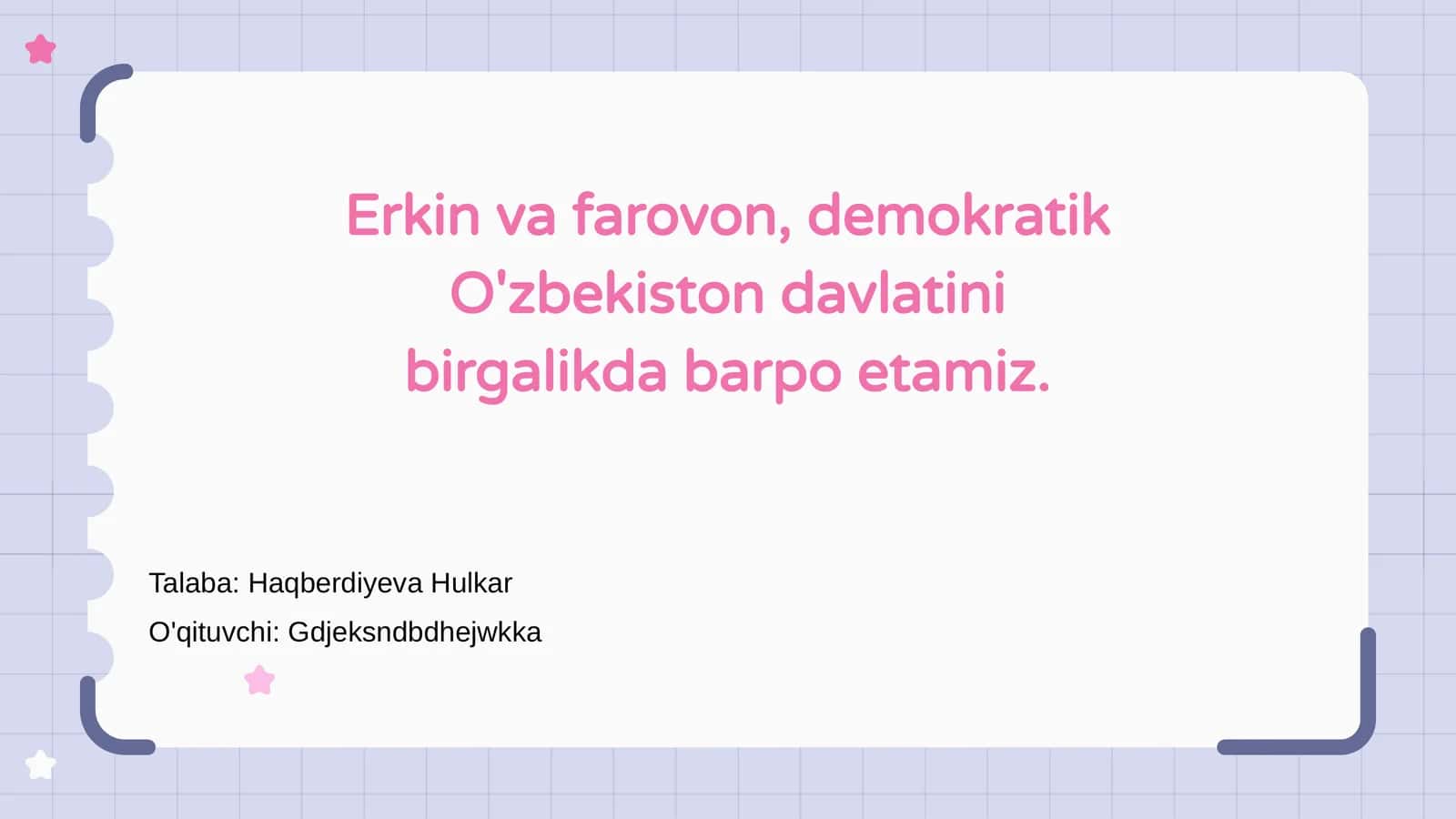 Erkin va Farovon O'zbekiston uchun Birgalikda Harakat