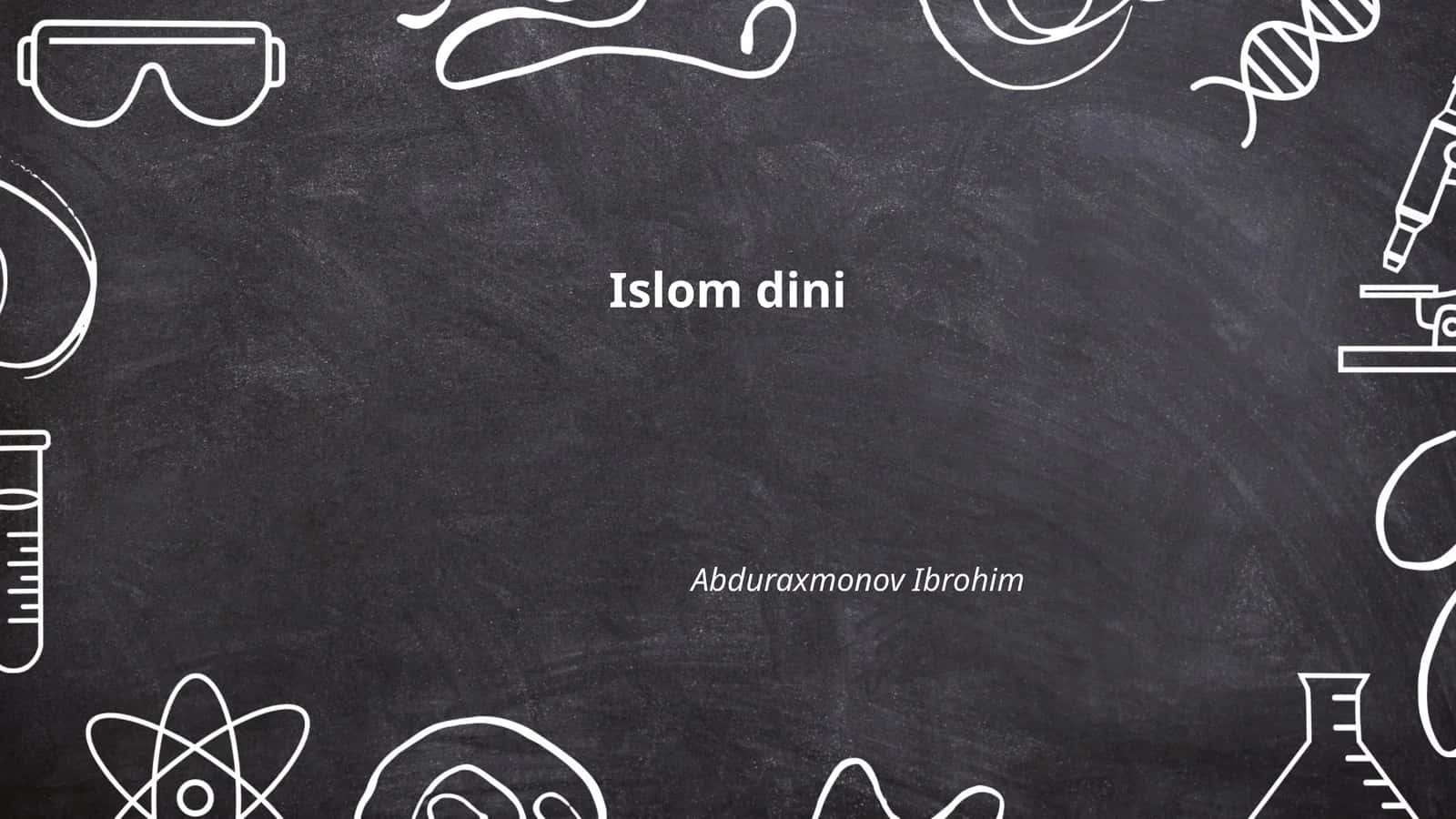 Islom dini
