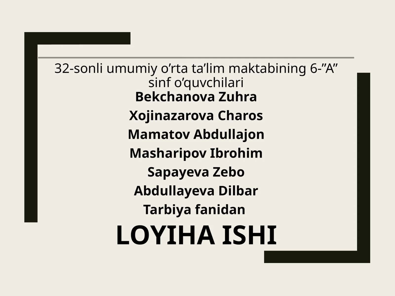 MINNATDORCHILIK - YURAGIMDA YASHAYDI