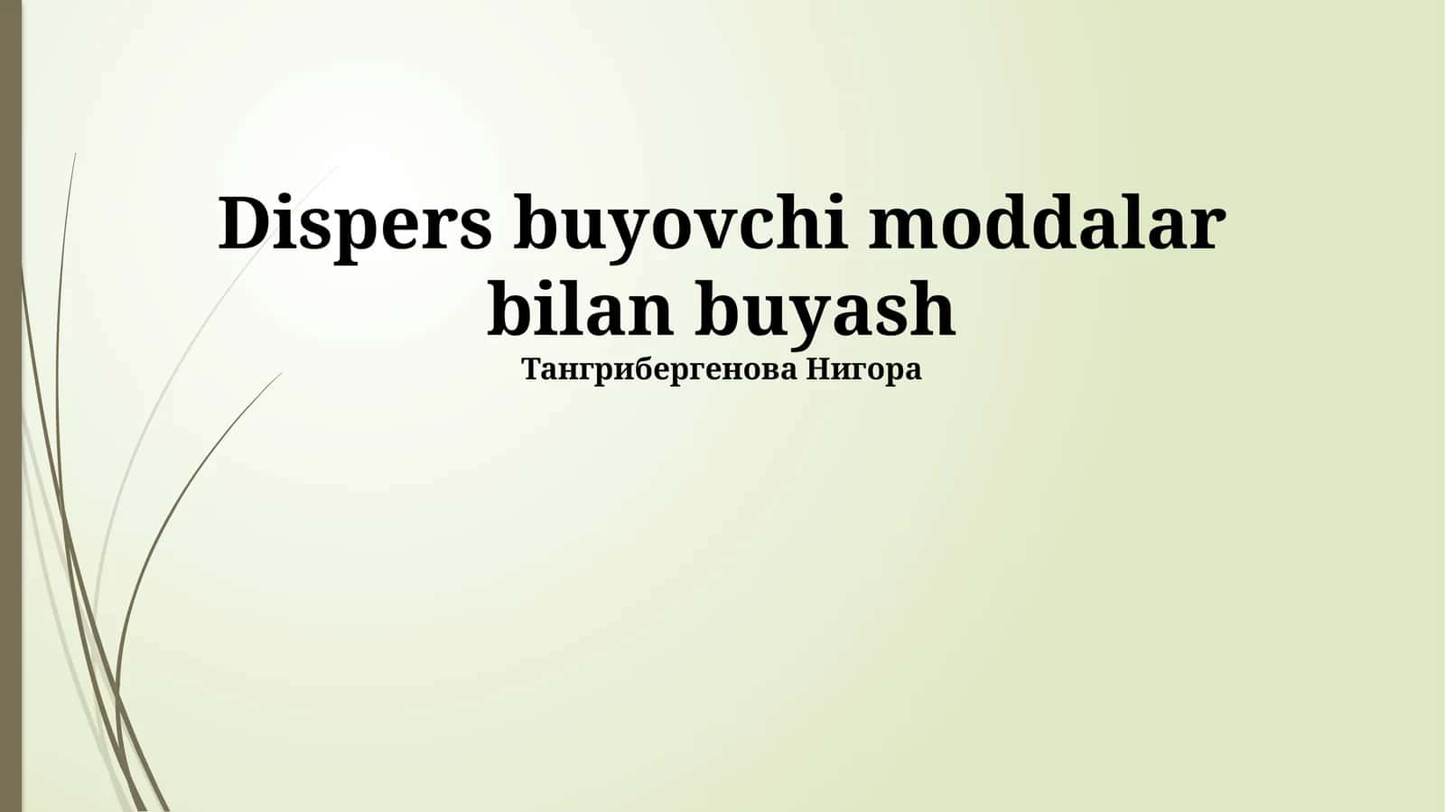 Turli sirtlarga qo'llash texnikalari