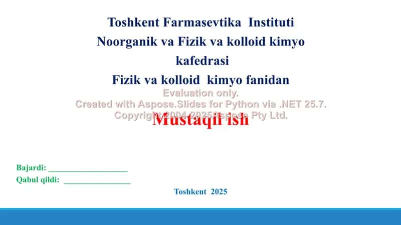 12.1. Kapillyar hodisalar. Taqdimot, 13 bet