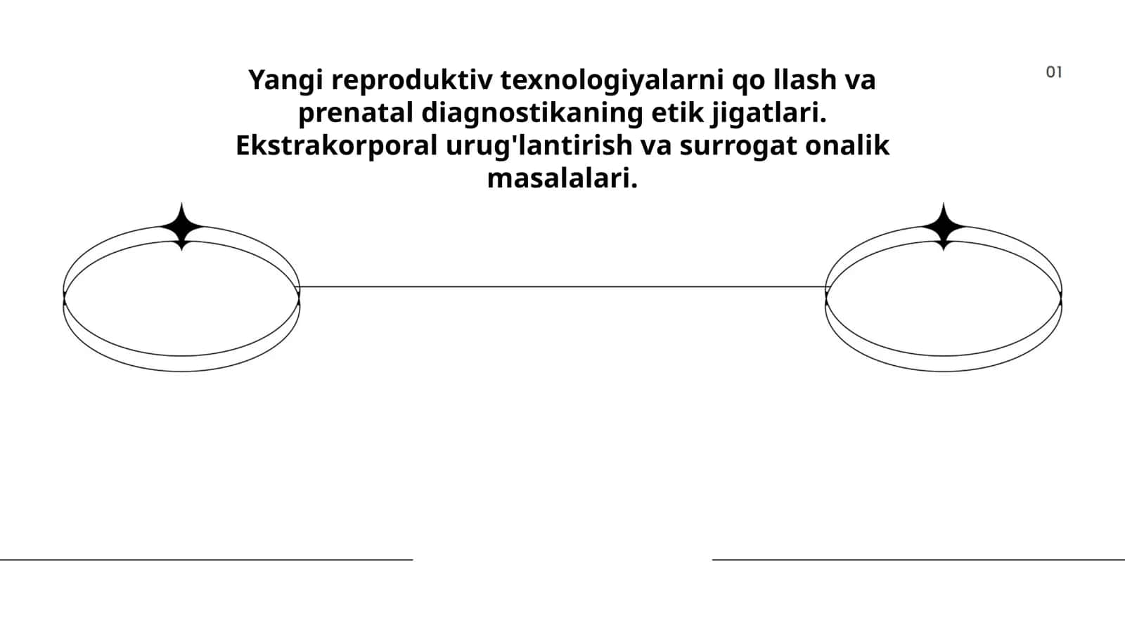 Yangi reproduktiv texnologiyalarni qo‘llash va prenatal diagnostikaning etik jigatlari