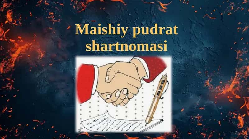 Maishiypudrat shartnomasi
