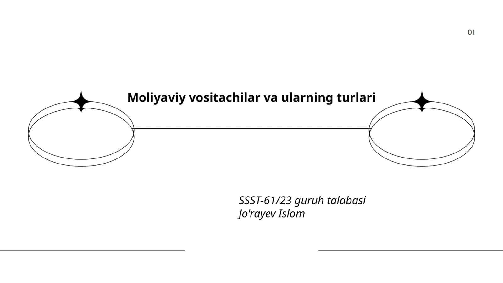 Moliyaviy vositachilar va ularning turlari
