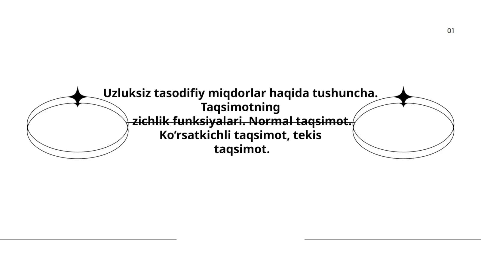 Uzluksiz tasodifiy miqdorlar