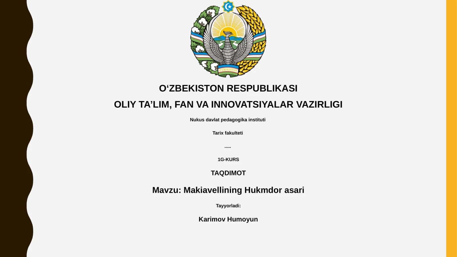 Makiavellining Hukmdor asari