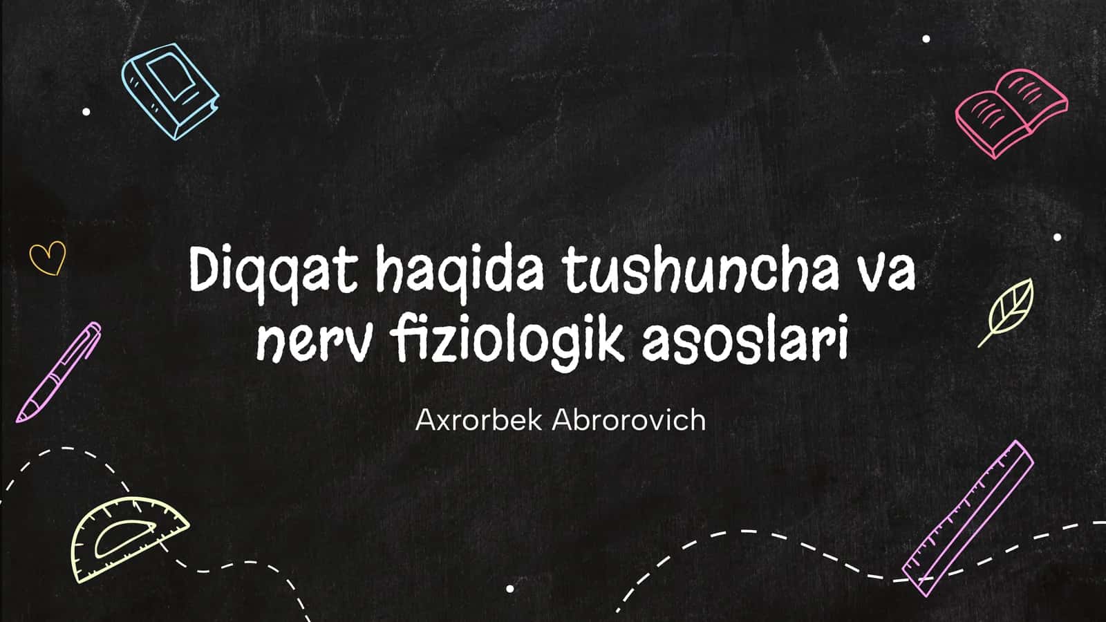 Diqqat haqida tushuncha va nerv fiziologik asoslari