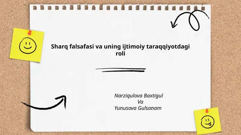 Sharq falsafasi va uning ijtimoiy taraqqiyotdagi roli