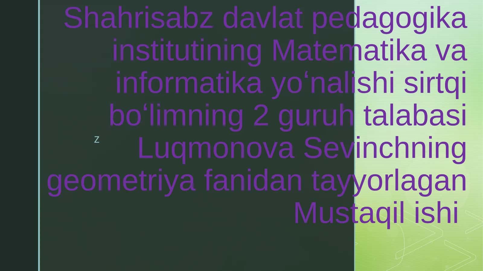 Vektorlar algebrasining fizika bilan bogʻliqligi