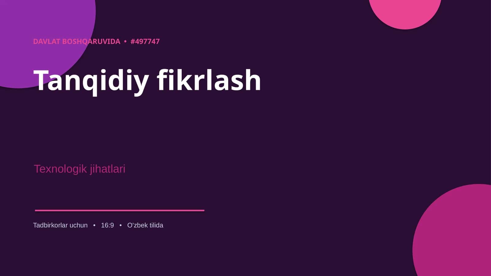 Tanqidiy fikrlash