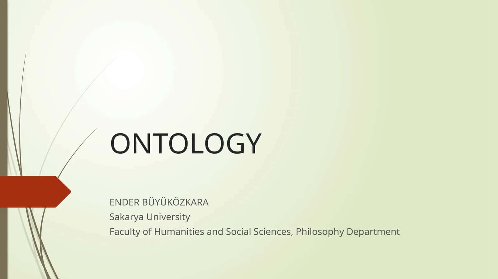 ONTOLOGY