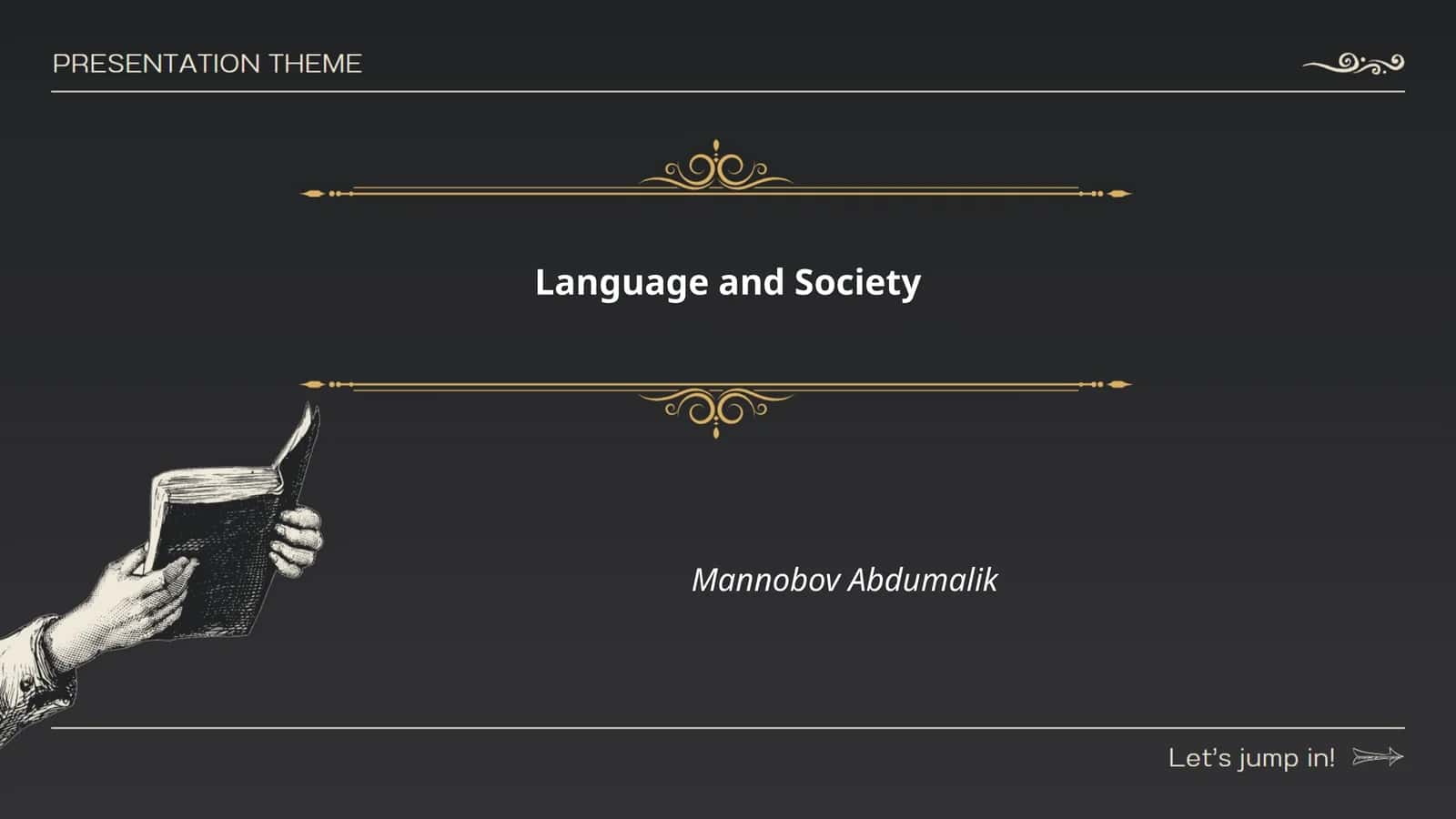 Language and Society