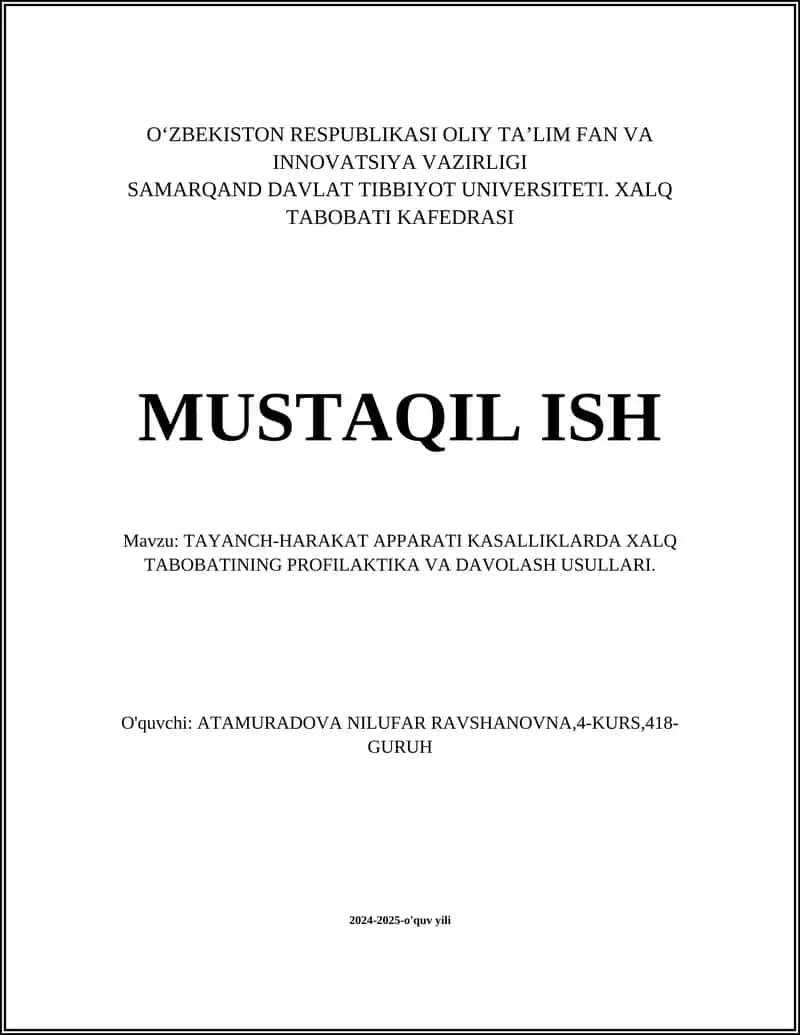 O'simliklar asosida tayyorlanadigan tabobat vositalari