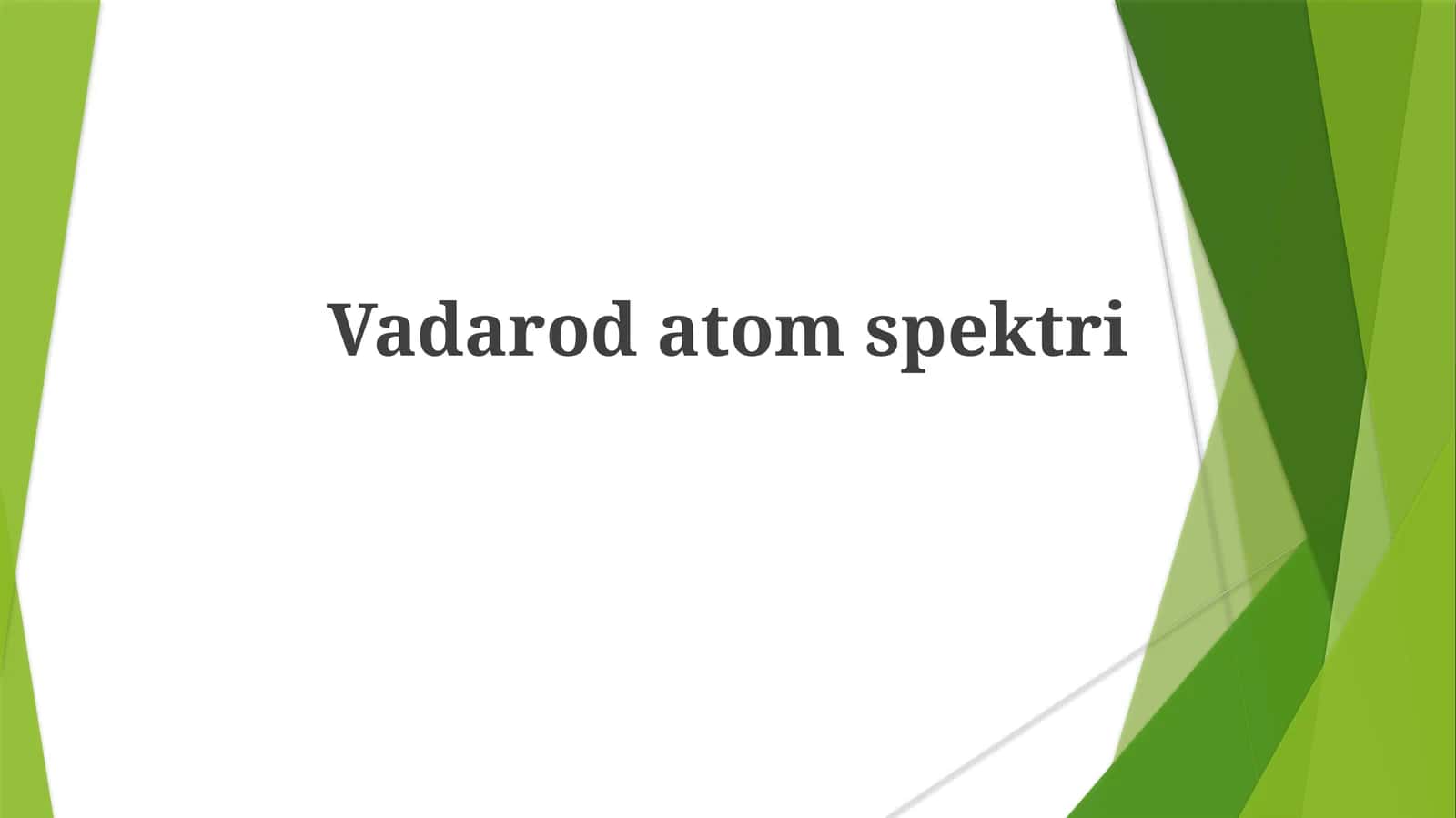 Vadarodatomspektri