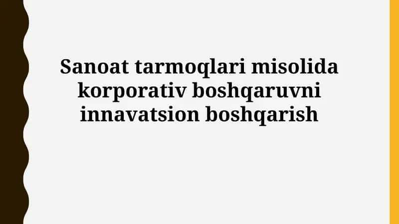 Korporativ boshqaruv