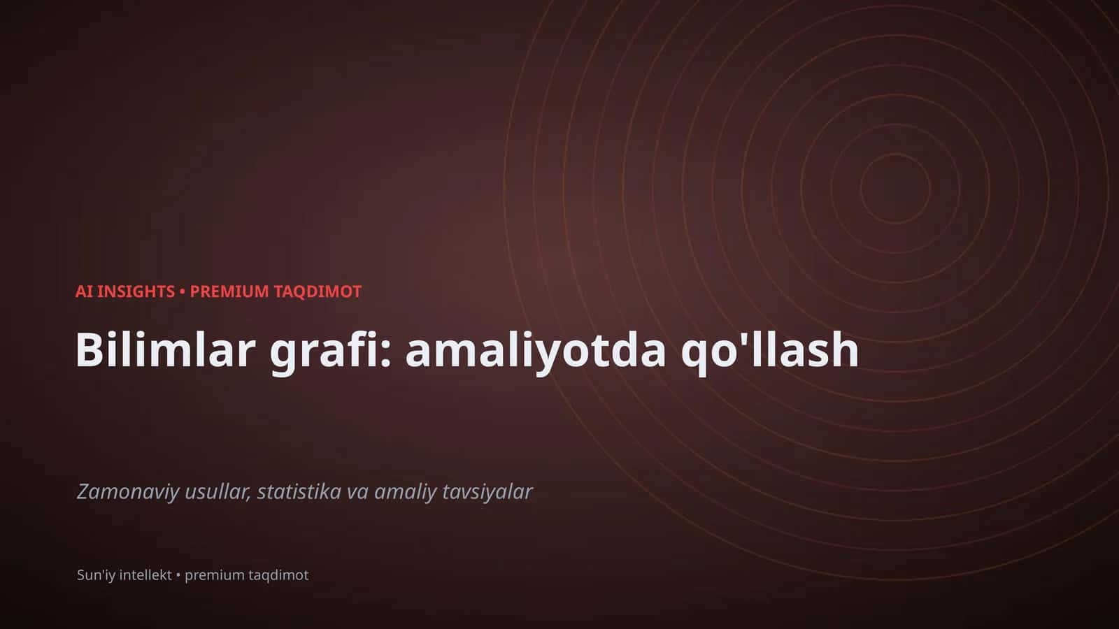 AI INSIGHTS • PREMIUM TAQDIMOT