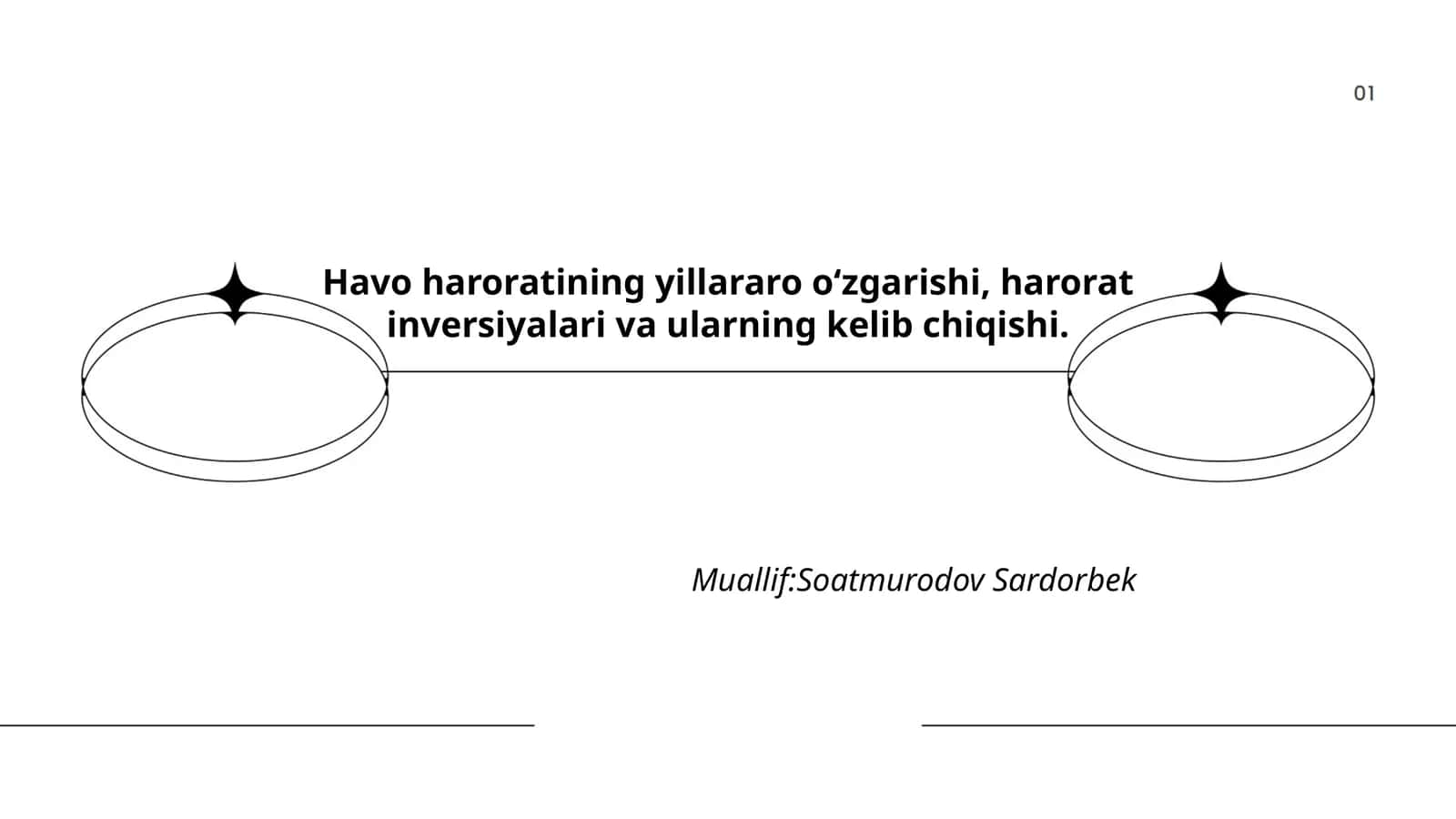 Yillararo havo harorati o‘zgarishlari