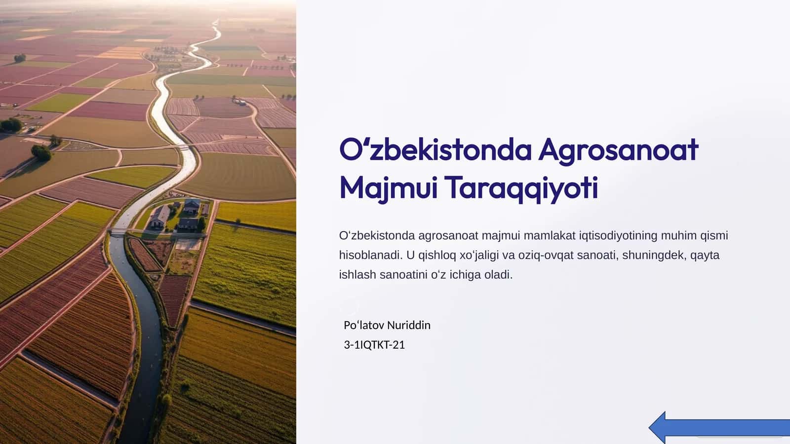 Agrosanoat Majmui Taraqqiyoti