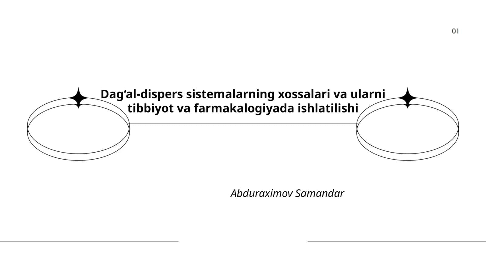 Dag‘al-dispers sistemalarning xossalari va ularni tibbiyot va farmakalogiyada ishlatilishi