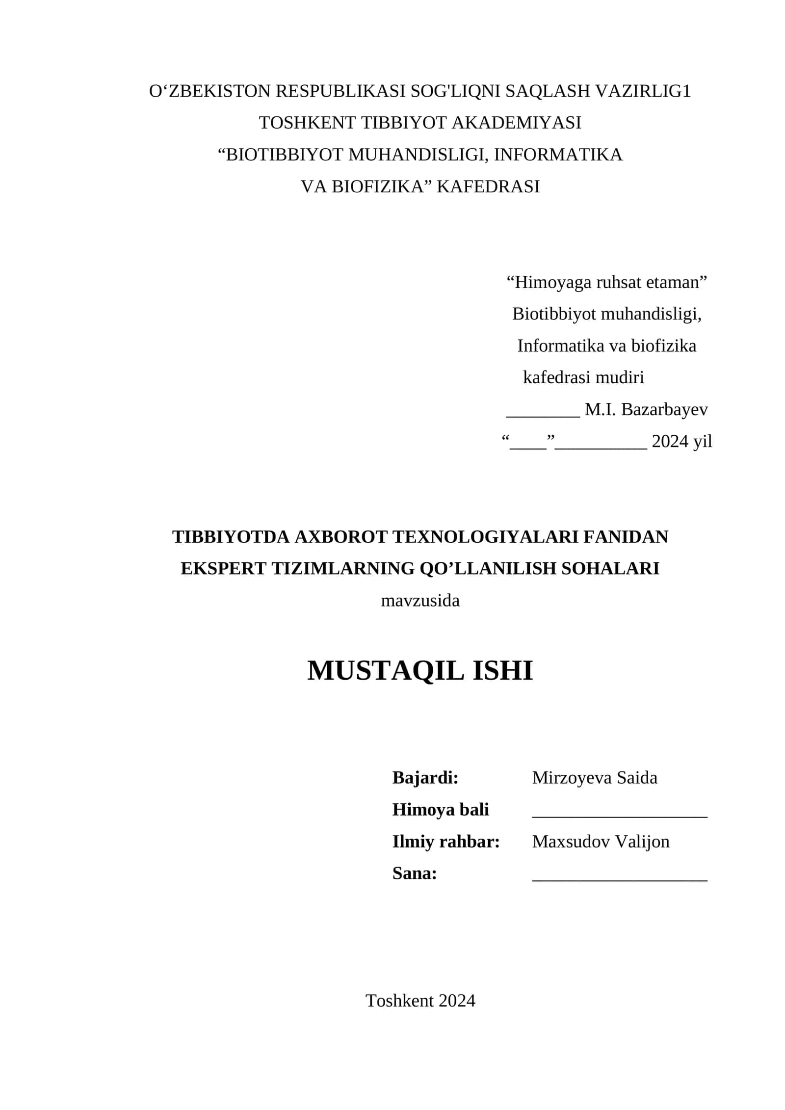 Biotibbiyot muhandisligi, Informatika va biofizika