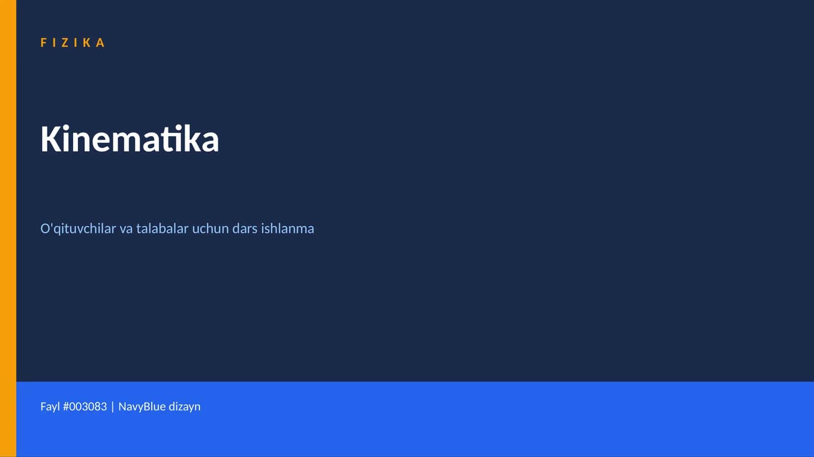 Kinematika