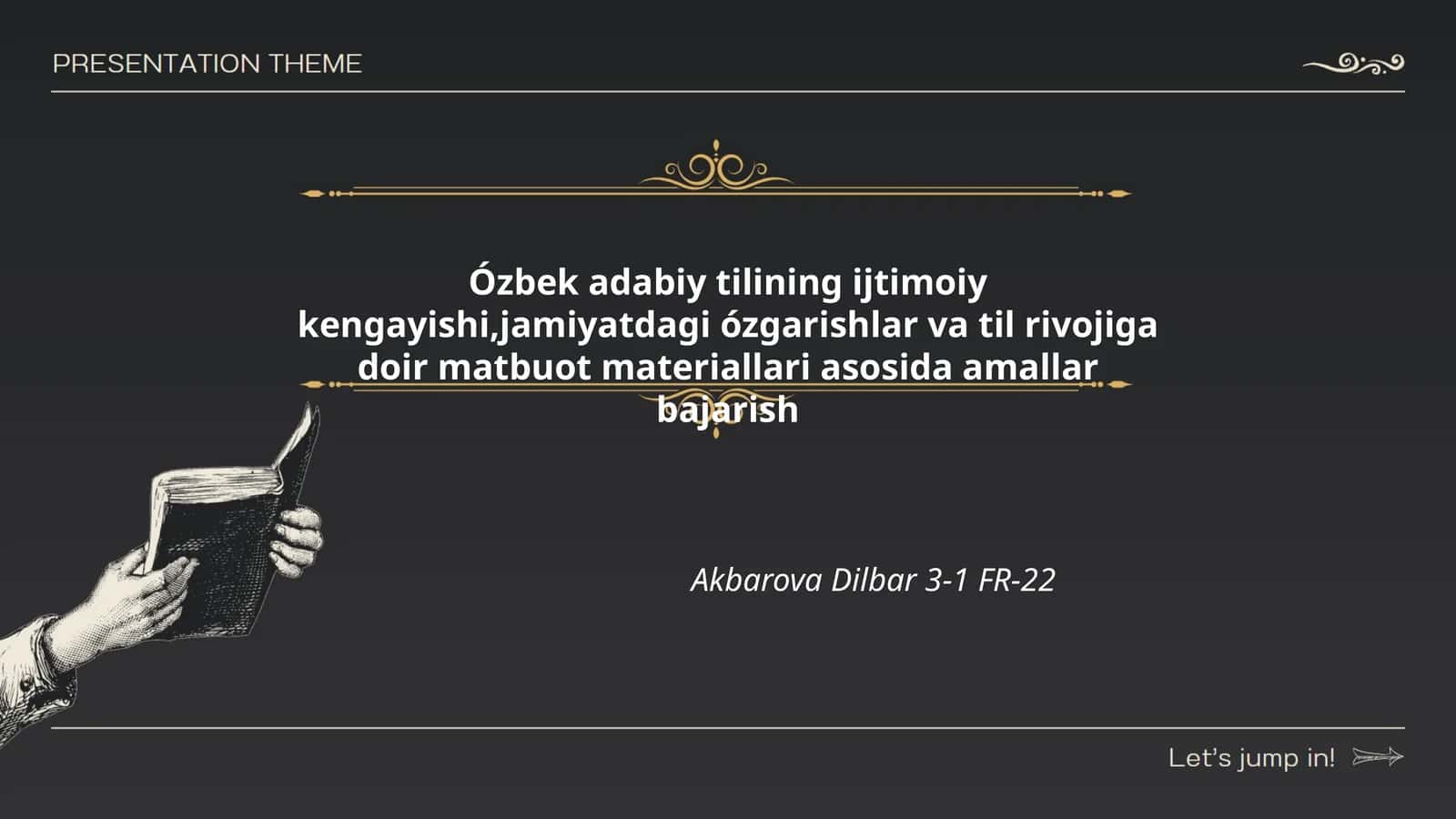 Adabiy til tushunchasi va ta'rifi