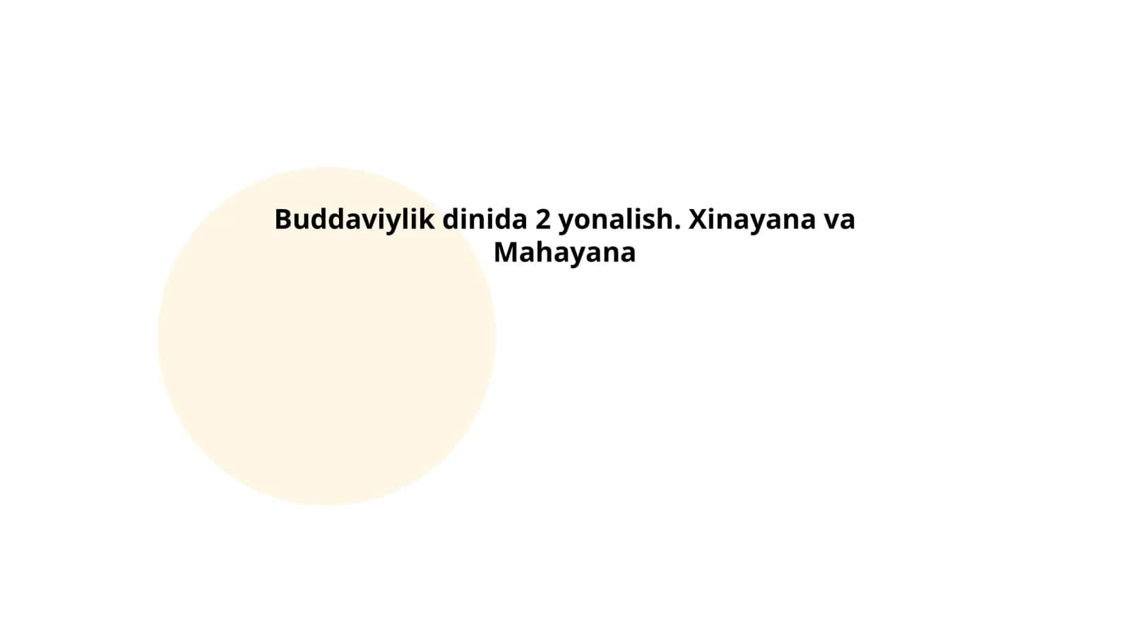 Xīnayana va Mahayana falsafalari