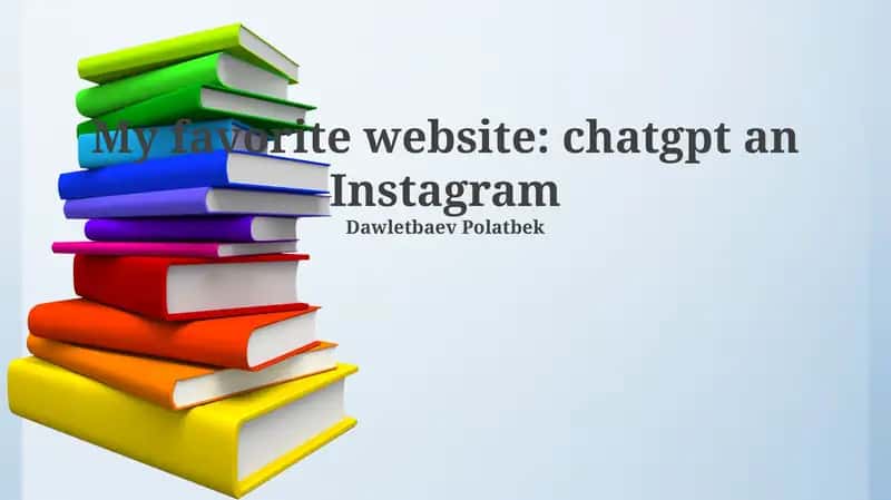 ChatGPT and Instagram
