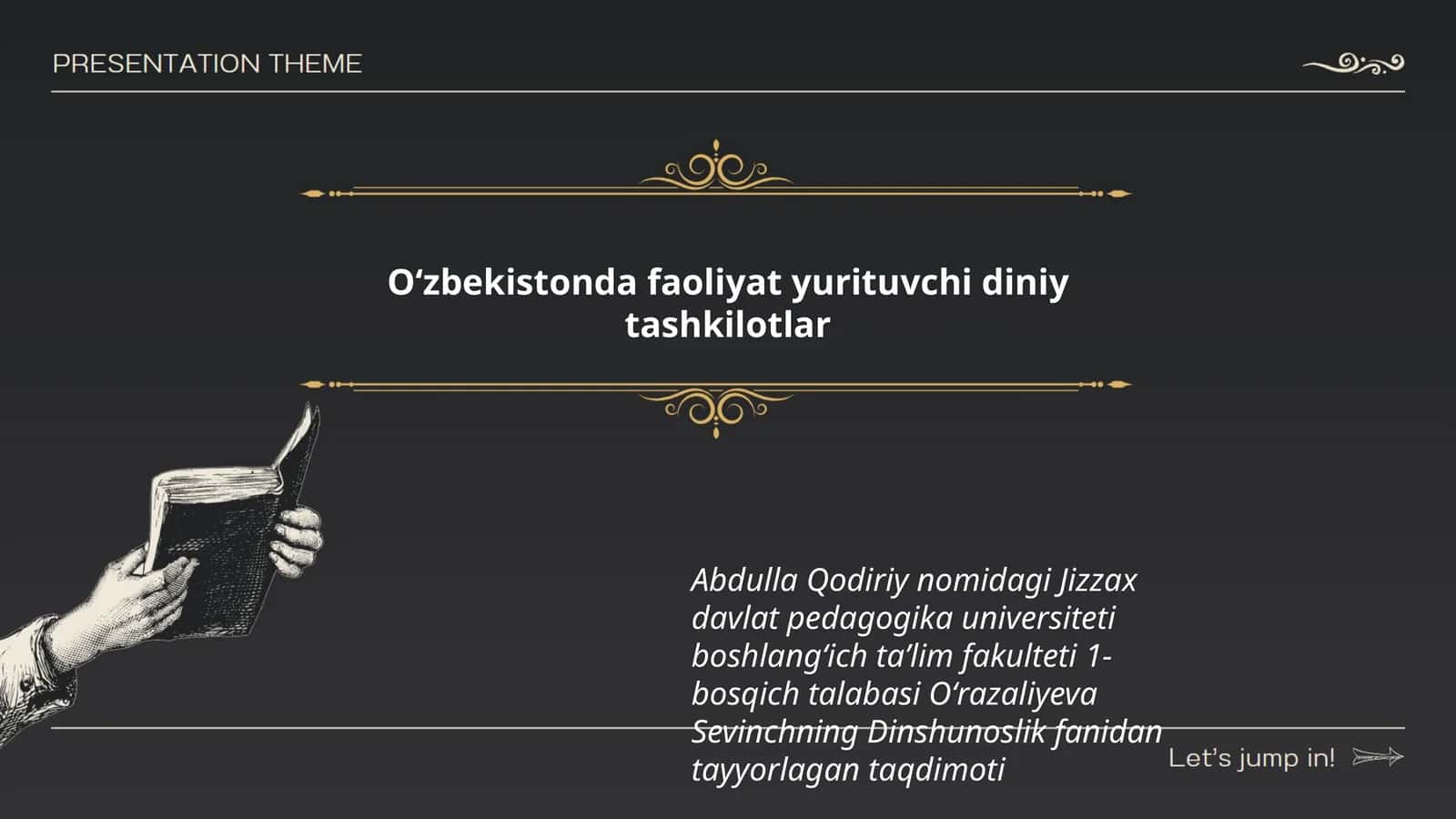 Oʻzbekistonda faoliyat yurituvchi diniy tashkilotlar